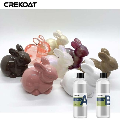 Ketahanan panas Kristal Jelas Dua Bagian Resin Jelas Untuk Diorama Samudra Crafting