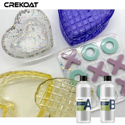 Non Toxic Liquid Glass Epoxy Deep Pour Untuk Resin Dice Casting