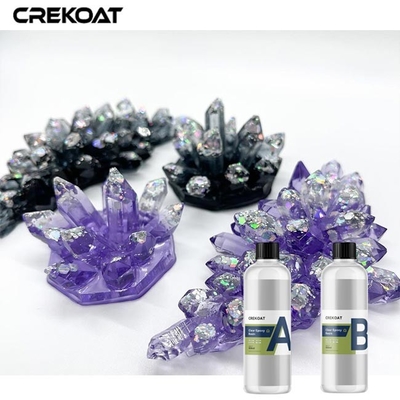 Resin Casting Cairan Kristal Jelas yang Diformulasikan untuk Geode Resin Vibrant