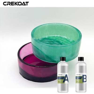 High Glossiness Art Liquid Casting Resin 2 Gallon Ditingkatkan Stabilitas UV Untuk Patung Luar Ruang