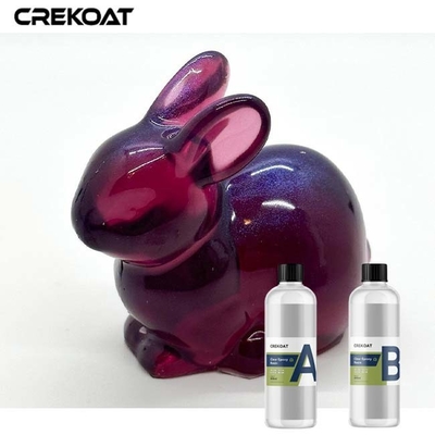 Mudah Campur Jelas Epoxy Fleksibel Ditingkatkan ketahanan panas untuk daya tahan