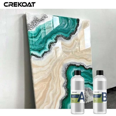 Serbaguna Top Coat Kristal Jelas Epoxy Resin Untuk Seni Perhiasan Dan Tablet