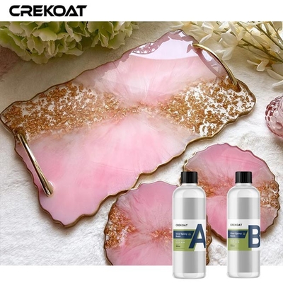 Mudah Campur Jelas Epoxy Fleksibel Ditingkatkan ketahanan panas untuk daya tahan