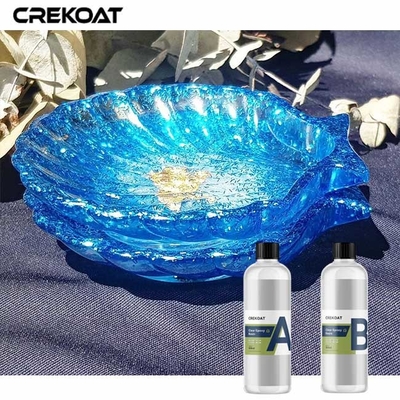 Bau Rendah 1:1 Resin Epoksi Bening Kompatibel Dengan Pigmen Serbuk Mutiara