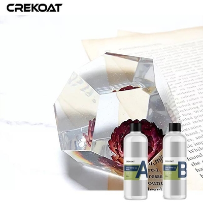Carbon Fiber Clear Epoxy Resin Penetrate Seal Coat Self Leveling Tahan UV