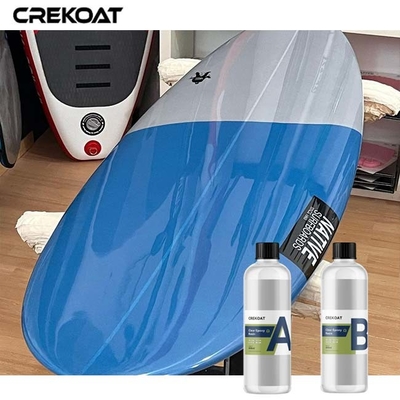 Carbon Fiber Clear Epoxy Resin Penetrate Seal Coat Self Leveling Tahan UV