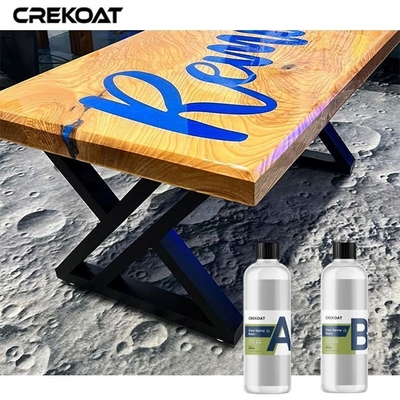 Top Coat Clear Epoxy Resin Tahan Air Untuk Meja Bar