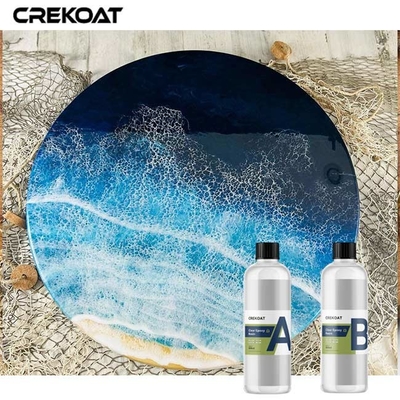 Lapisan Resin Pengecoran Cair Tahan UV Untuk Karya Seni Tabletop