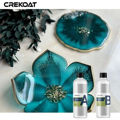 Pot Elektronik Epoxy Resin Bening Dua Bagian Resin Transparan Untuk Kerajinan