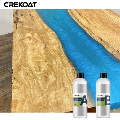 Transparan Coating Clear Epoxy Resin Untuk Bar Tops Lantai Counters Karya Seni