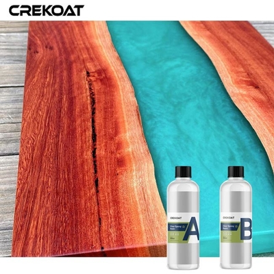 Transparan Coating Clear Epoxy Resin Untuk Bar Tops Lantai Counters Karya Seni