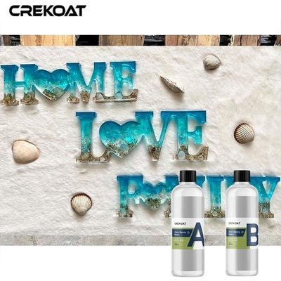 VOC Free Tabletop Clear Cast Epoxy Resin Untuk Melindungi Permukaan