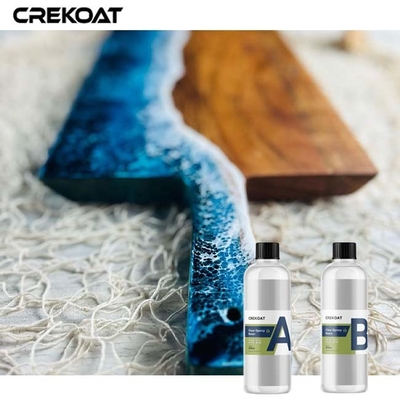 VOC Free Tabletop Clear Cast Epoxy Resin Untuk Melindungi Permukaan