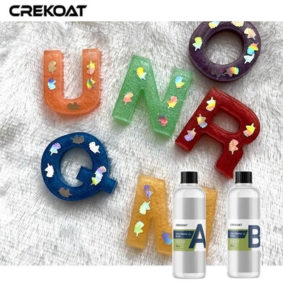 Crystal Clear Epoxy Resin Untuk Bahan Logam Cetakan Silikon