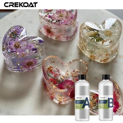 Food Grade Clear Epoxy Resin Kit Untuk Kerajinan Dan Art Rock Padat Gelembung Gratis