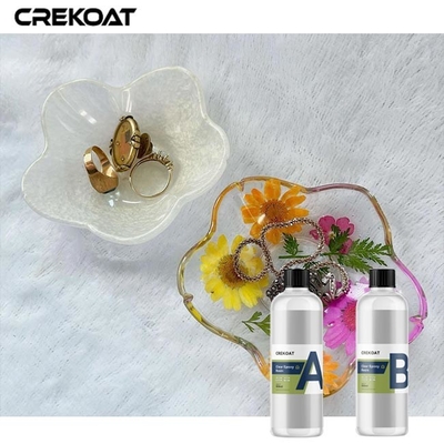 Viskositas Tinggi Kaca Resin Epoksi Ultra Bening Seperti Permukaan Benar-benar Aman
