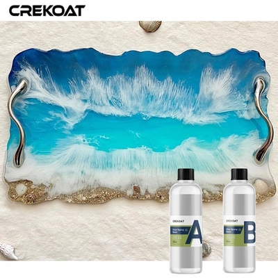 Viskositas Tinggi Dalam Tuang Epoxy Resin Pengecoran Cetakan Silikon Bar Tabletops Countertops