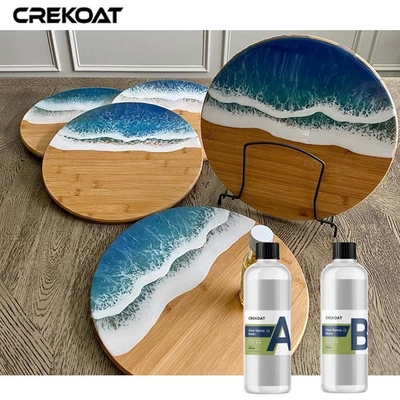 Viskositas Tinggi Dalam Tuang Epoxy Resin Pengecoran Cetakan Silikon Bar Tabletops Countertops