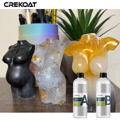 Viskositas Tinggi Dalam Tuang Epoxy Resin Pengecoran Cetakan Silikon Bar Tabletops Countertops