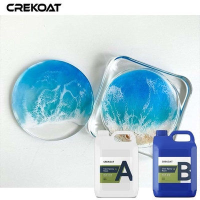 Perekat Epoxy Tampil Jelas yang Tidak Menguning untuk Kanvas Seni Resin