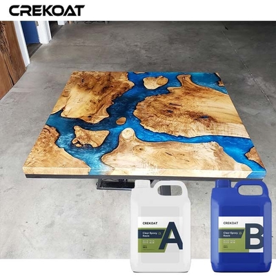 Kayu Epoxy Clear Gloss UV Stable Resin Untuk Resin Outdoor Sculpture Casting