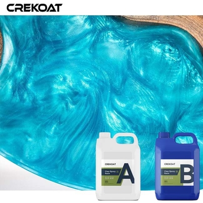 Quick Set Crystal Clear Resin High Flow Resin Untuk Resin River Table Landscapes