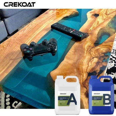 Self Leveling Glossy Deep Pour Epoxy Resin Untuk Clear Casting Transparan Finish