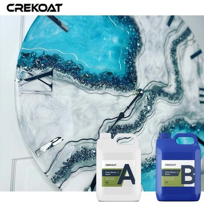 Perekat Epoxy Tampil Jelas yang Tidak Menguning untuk Kanvas Seni Resin