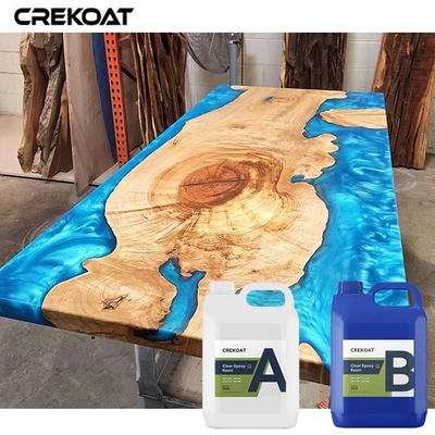 Quick Set Crystal Clear Resin High Flow Resin Untuk Resin River Table Landscapes
