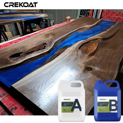 Low Maintenance Clear Epoxy Resin Poured Table Tops Memberikan Permukaan Yang Lurus Dan Tanpa Jahit