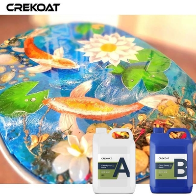 Liquid Glass Ultraclear Epoxy Resin Bar Tops Transforming Object into Art Heat Resistance