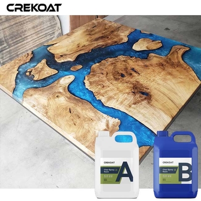 Tuangkan Resin Epoxy yang Luar Biasa yang Menangkap Inti Landskap Kayu