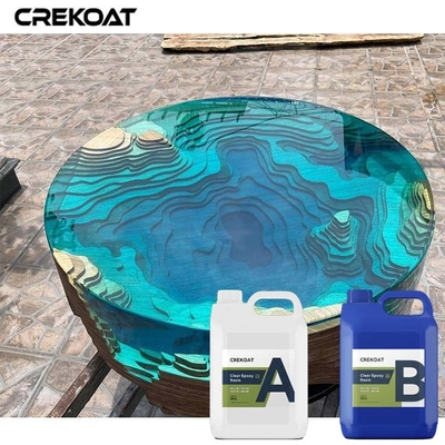 Art Deep Pour Epoxy Resin Peran Utama Dalam Membuat Tabel Sungai Yang Menghibur