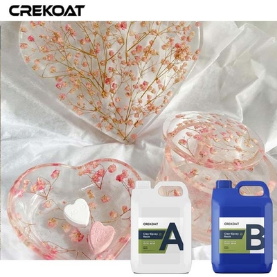 Bebas gelembung tanpa cacat Limbah Liquid Casting Resin Panas - tahan untuk coasters