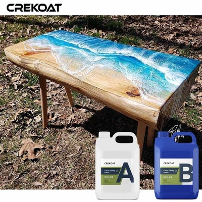 Crystal Clear High Gloss Finish Table Top Epoxy High Viscosity Self-Leveling