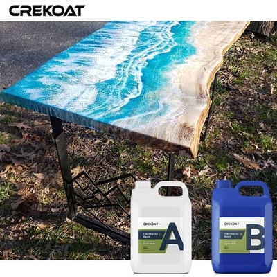 Crystal Clear High Gloss Finish Table Top Epoxy High Viscosity Self-Leveling