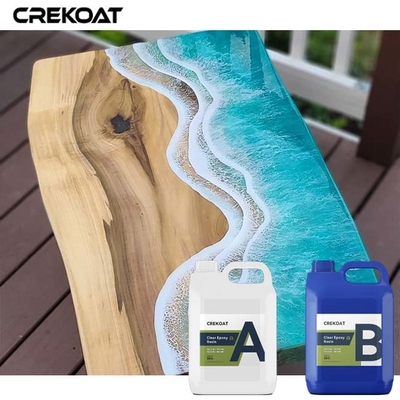 Estetika Deep Pour Epoxy Resin Untuk Countertops Mengembungkan Berbagai Objek