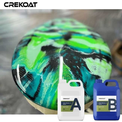 High Gloss Crystal Epoxy Sealer Clear Untuk Lapisan Atas Bar Resin