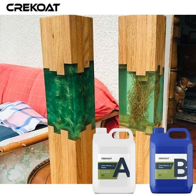 Self-leveling Clear Epoxy Glue Untuk Kayu River Tables Countertops
