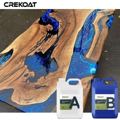 Efek 3D Resin Epoxy Cast tebal Meningkatkan Keindahan Alam Kayu