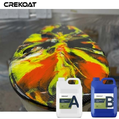 Resin Epoxy Jelas Viskositas Rendah Untuk Membeli Peringatan Serat Karbon