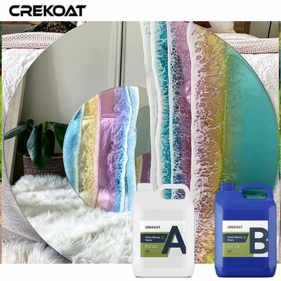 High Gloss 2/1 Deep Tuang Epoxy Resin Untuk Agregat Batu Kaca Keramik
