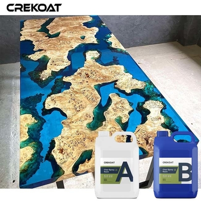 Liquid Glass Deep Tuang Epoxy Resin 24 Jam Cepat Menyembuhkan Pelepasan Panas Lambat