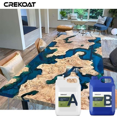 Wood Cast Deep Tuang Epoxy Resin 50mm Pelepasan Panas Rendah Tebal