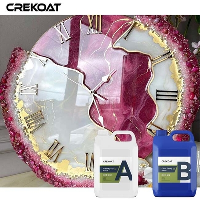 Fleksibel Deep Pour Epoxy Jelas Untuk Meja Kayu Ketahanan Menguning