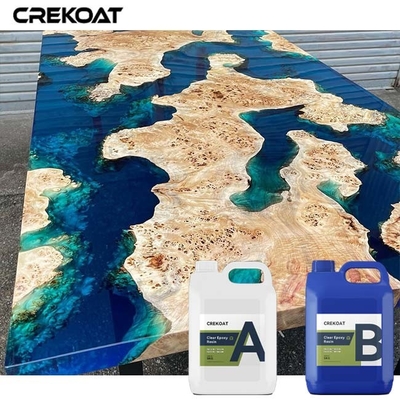 Ketahanan UV Deep Pour Epoxy Resin Self Leveling Ketahanan Panas Tinggi
