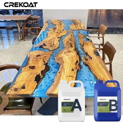 4 Inci Deep Tuang Epoxy Resin Untuk Pengecoran Karya Seni Meja Sungai Kayu