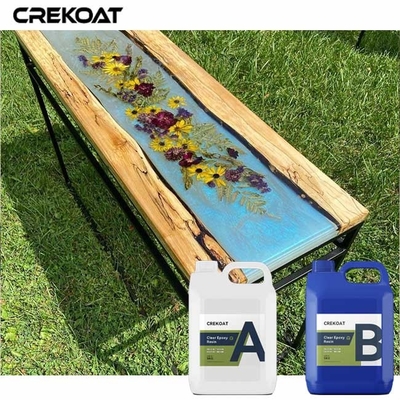 4 Inci Deep Tuang Epoxy Resin Untuk Pengecoran Karya Seni Meja Sungai Kayu