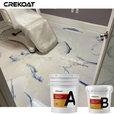 Urethane Topcoat White Metallic Epoxy Floor coating Mulus Higienis