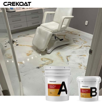 Urethane Topcoat White Metallic Epoxy Floor coating Mulus Higienis